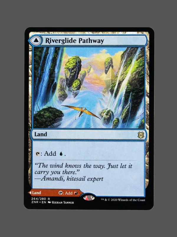 Riverglide Pathway Holo MTG Proxy | Zendikar Rising