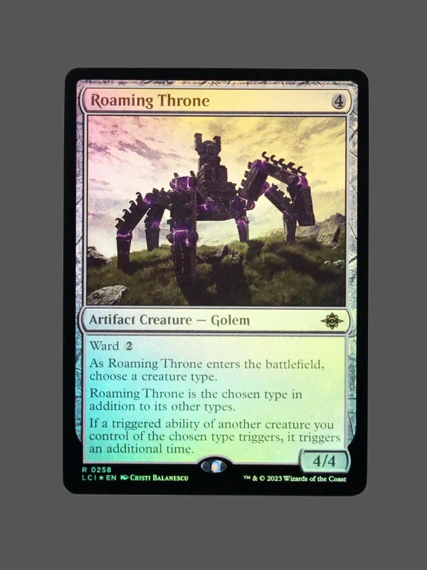 Roaming Throne Foil MTG Proxy | Lost Caverns of Ixalan