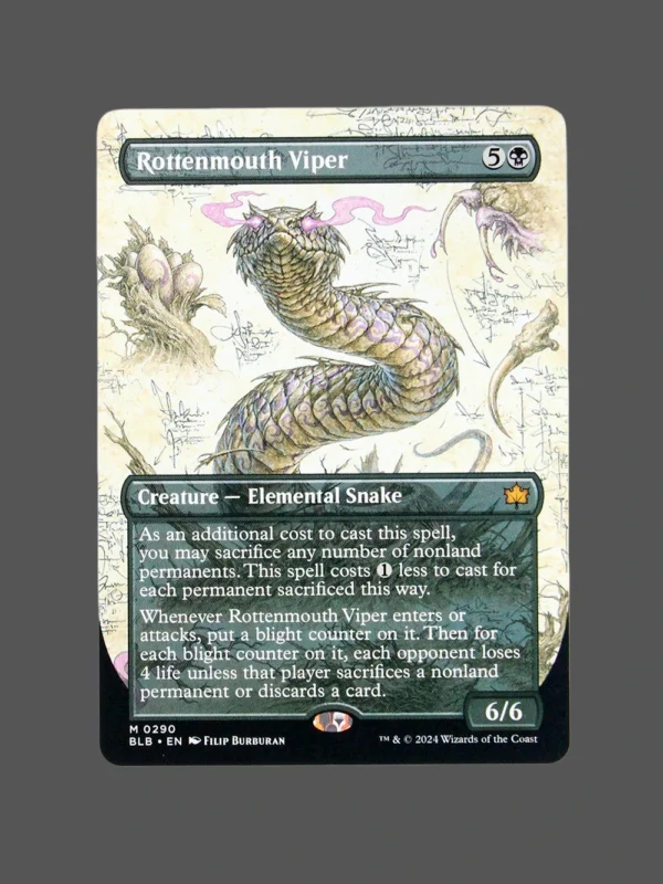 Rottenmouth Viper Holo MTG Proxy | The Brothers' War