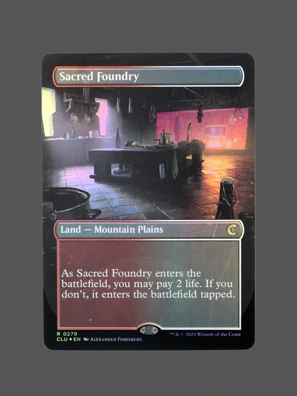 Sacred Foundry Foil MTG Proxy | Clue