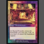 Sacred Foundry Foil MTG Proxy | Masters 25