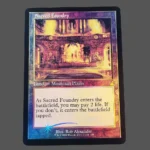 Sacred Foundry Foil MTG Proxy | Ravnica Remastered
