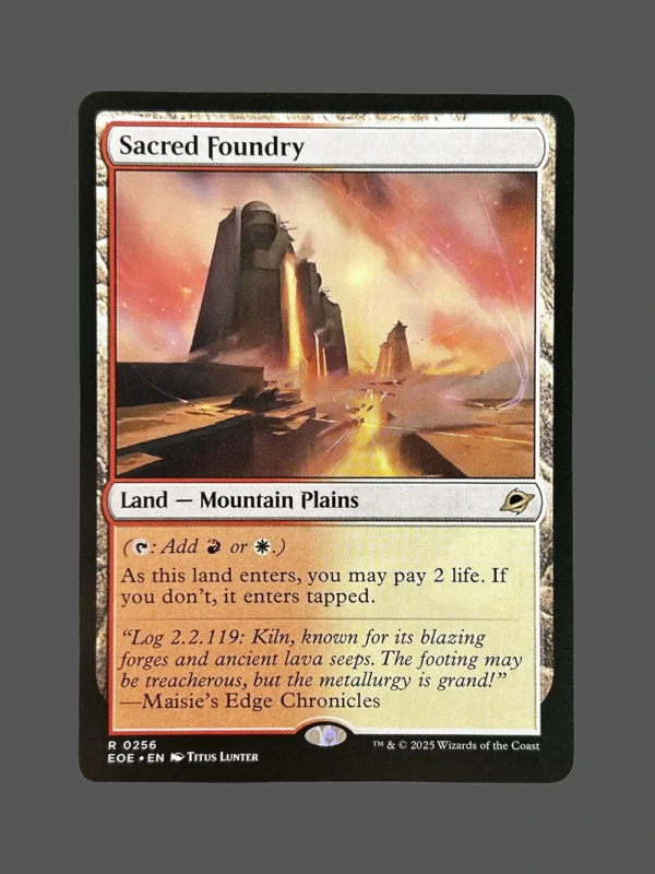 Sacred Foundry Holo MTG Proxy | Explorers of Ixalan