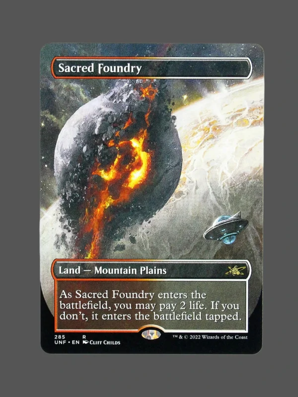 Sacred Foundry Holo MTG Proxy | Unfinity