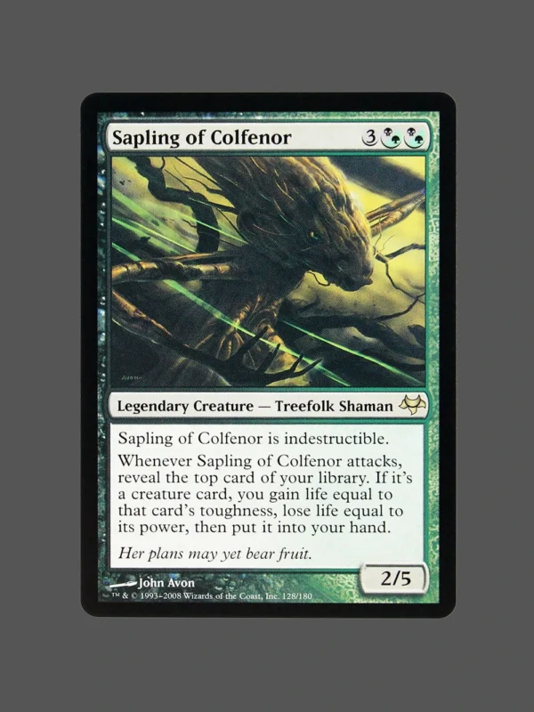 Sapling of Colfenor Holo MTG Proxy | Shards of Alara