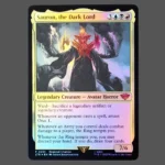 Sauron, the Dark Lord Foil MTG Proxy | Lord of the Rings