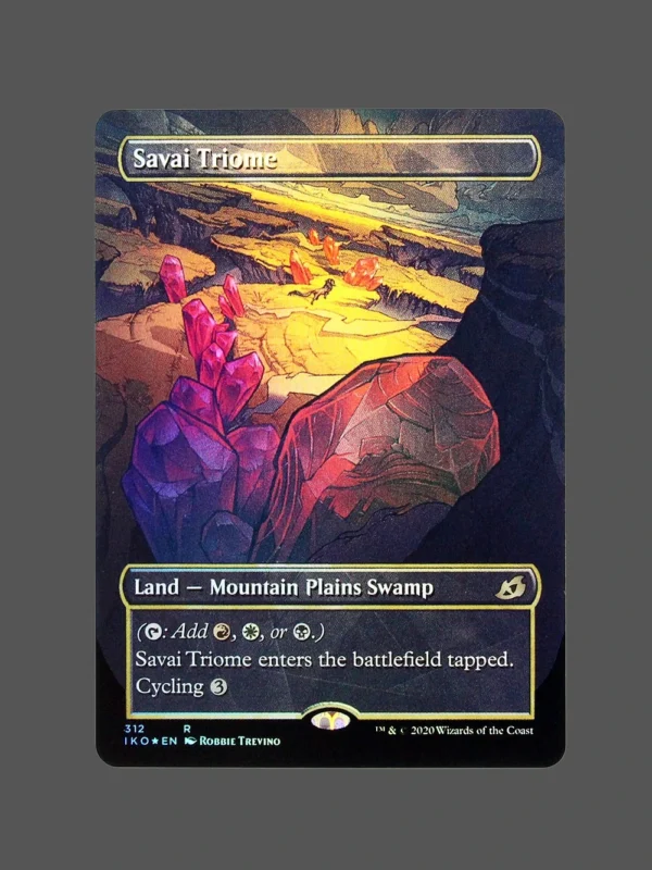 Savai Triome Foil MTG Proxy | Ikoria: Lair of Behemoths