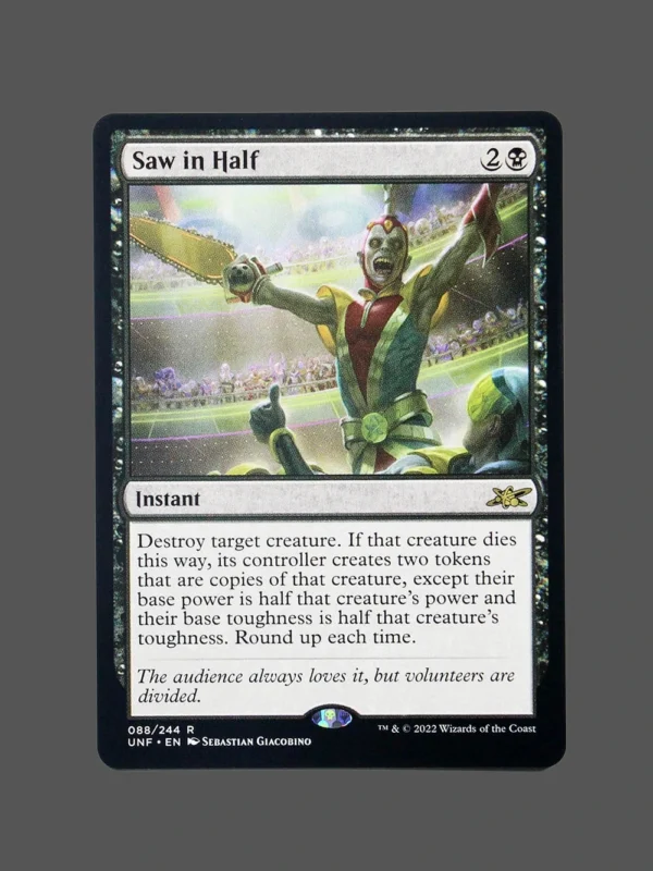 Saw in Half Holo MTG Proxy | Unfinity