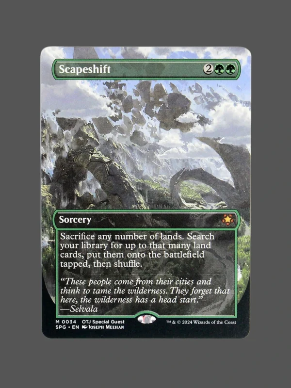 Scapeshift Holo MTG Proxy | OTJ Special Guest