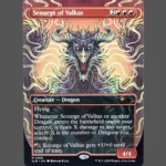 Scourge of Valkas Holo MTG Proxy | Streets of New Capenna