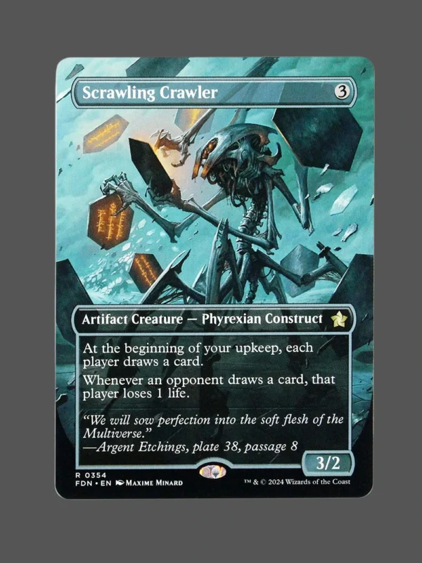 Scrawling Crawler Holo MTG Proxy | The Fractured Plane