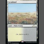 Scrubland Holo MTG Proxy | 30th Edition