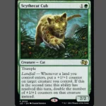 Scythecat Cub Holo MTG Proxy | J25