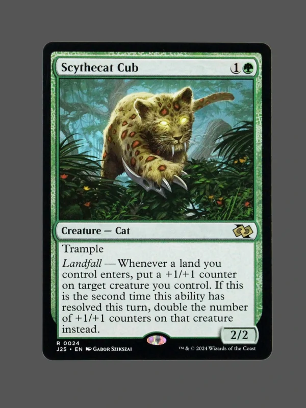 Scythecat Cub Holo MTG Proxy | J25