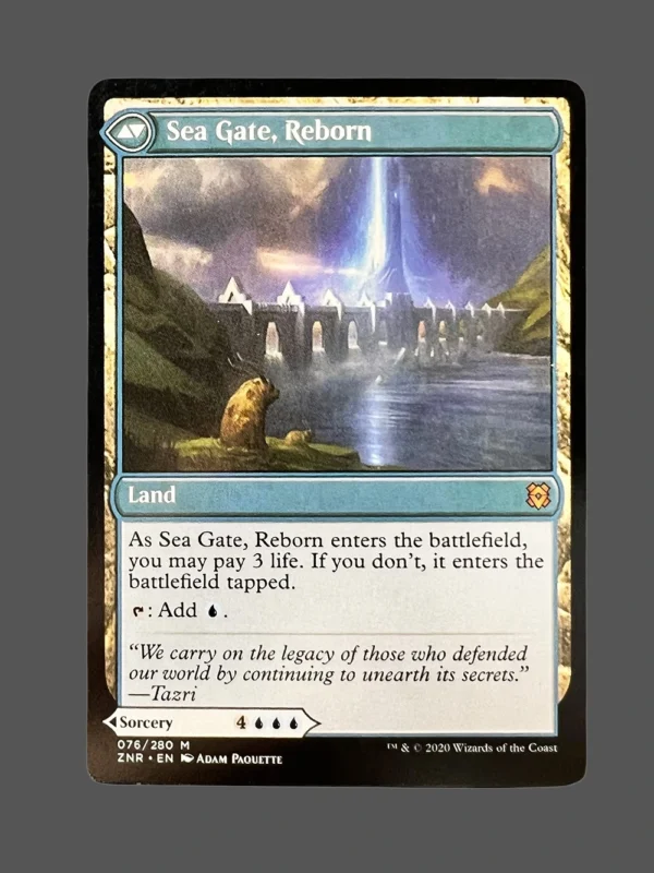 Sea Gate, Reborn Holo MTG Proxy | Zendikar Rising