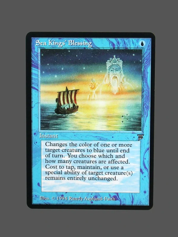 Sea Kings' Blessing Holo MTG Proxy | Ice Age