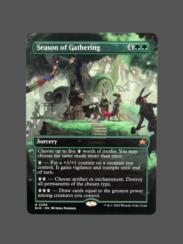 Season of Gathering Holo MTG Proxy | The Brothers' War