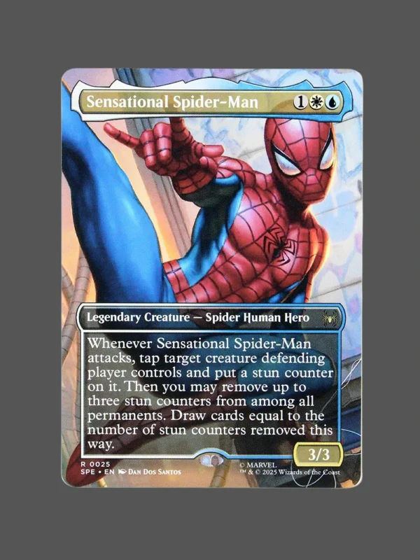 Sensational Spider-Man Holo MTG Proxy | Secret Lair Drop Series