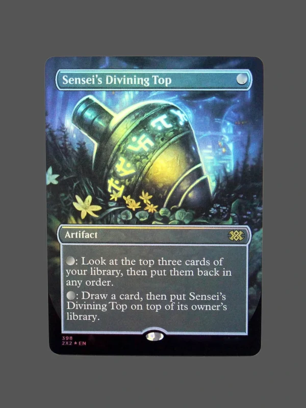 Sensei's Divining Top Foil MTG Proxy | Double Masters 2022