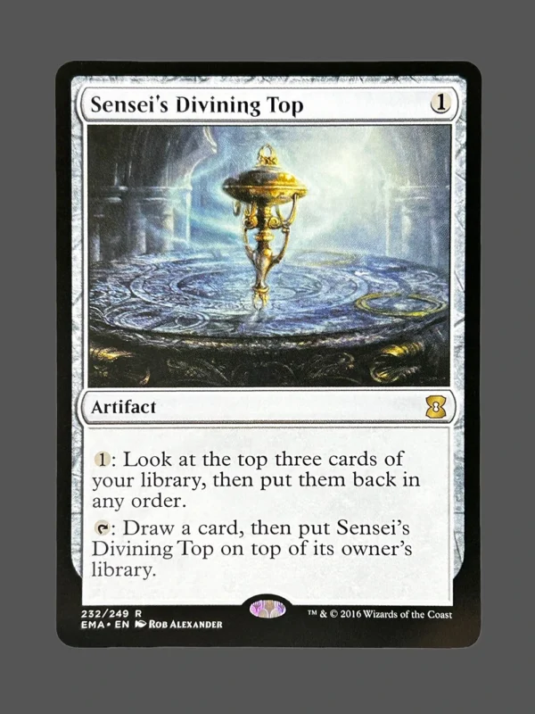 Sensei's Divining Top Holo MTG Proxy | Eldritch Moon