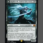 Sephiroth, Fabled Soldier Holo MTG Proxy | Final Fantasy