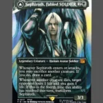 Sephiroth, Fabled Soldier Holo MTG Proxy | Final Fantasy