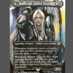 Sephiroth, Fabled SOLDIER Holo MTG Proxy | Final Fantasy