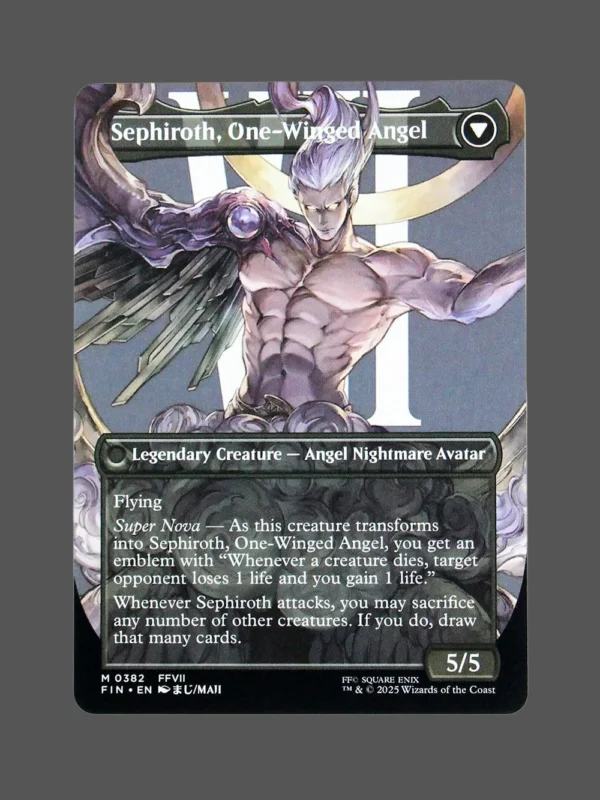 Sephiroth, One-Winged Angel Holo MTG Proxy | FFVII