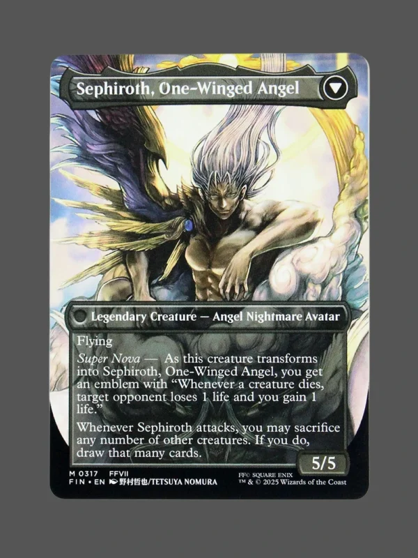 Sephiroth, One-Winged Angel Holo MTG Proxy | Final Fantasy