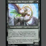 Sephiroth, One-Winged Angel Holo MTG Proxy | Final Fantasy