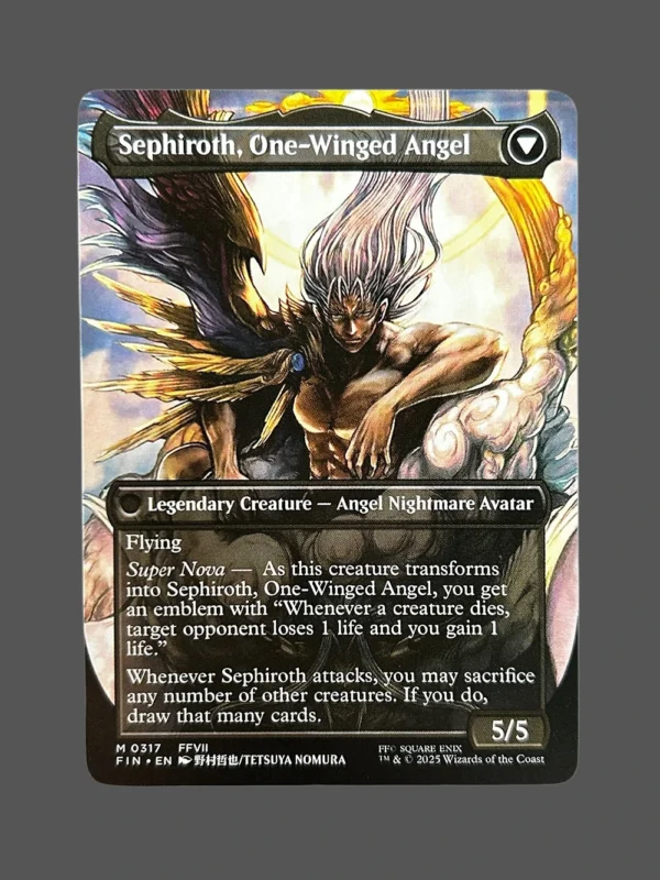 Sephiroth, One-Winged Angel Holo MTG Proxy | Final Fantasy
