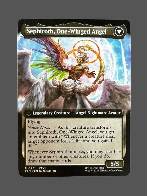 Sephiroth, One-Winged Angel Holo MTG Proxy | Final Fantasy