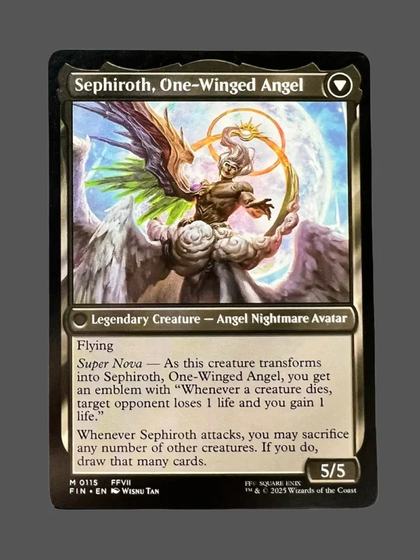 Sephiroth, One-Winged Angel Holo MTG Proxy | Final Fantasy