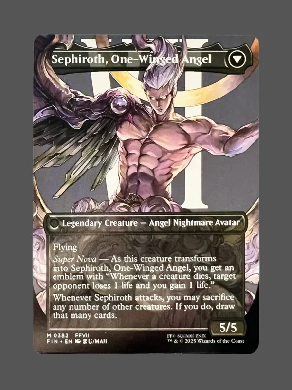 Sephiroth, One-Winged Angel Holo MTG Proxy | Final Fantasy