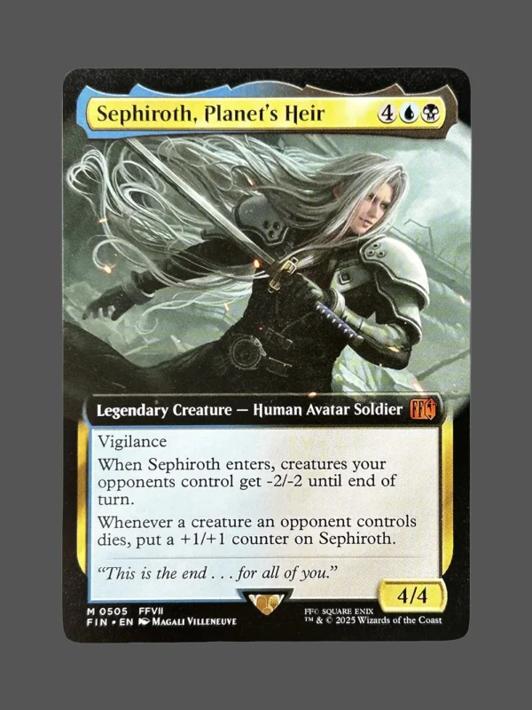 Sephiroth, Planet's Heir Holo MTG Proxy | Final Fantasy