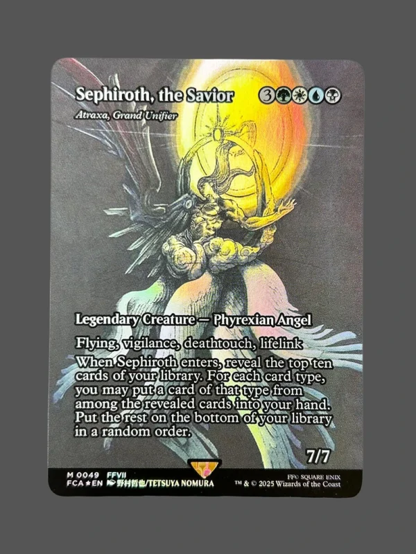 Sephiroth, the Savior Foil MTG Proxy | Foundations of a New World