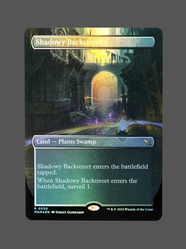 Shadowy Backstreet Foil MTG Proxy | March of the Machine