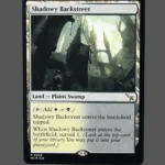 Shadowy Backstreet Holo MTG Proxy | Modern Horizons 3