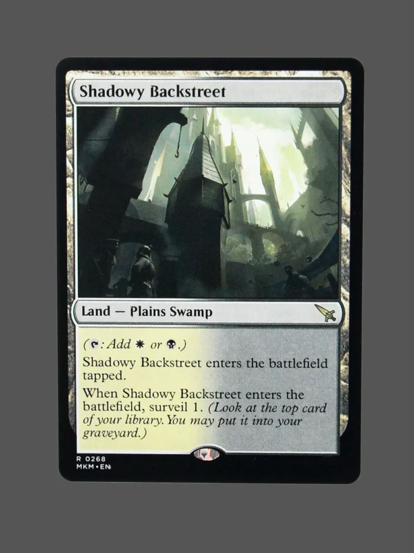 Shadowy Backstreet Holo MTG Proxy | Modern Horizons 3