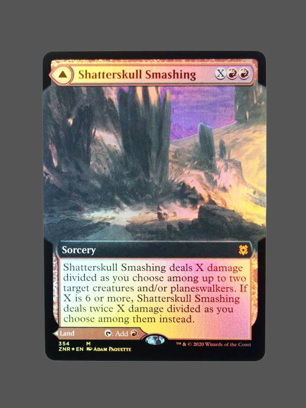 Shatterskull Smashing Foil MTG Proxy | Zendikar Rising