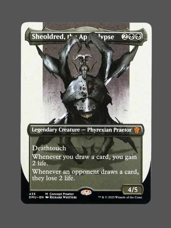 Sheoldred, the Apocalypse Holo MTG Proxy | Dominaria United