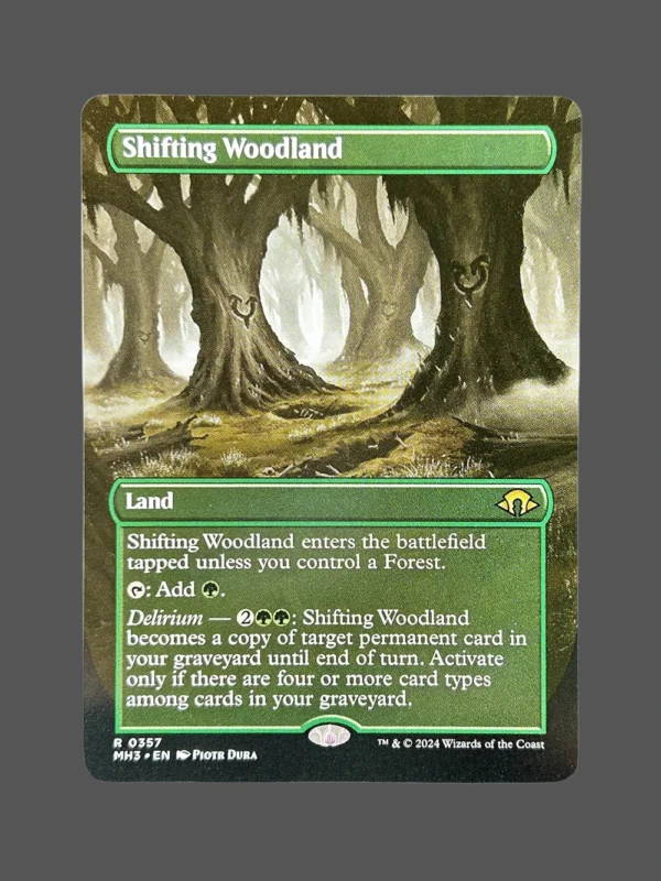 Shifting Woodland Holo MTG Proxy | March of the Machine