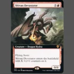 Shivan Devastator Holo MTG Proxy | Dominaria United