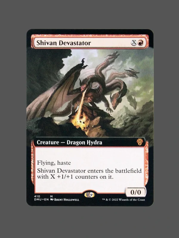 Shivan Devastator Holo MTG Proxy | Dominaria United
