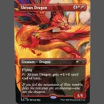 Shivan Dragon Holo MTG Proxy | Streets of New Capenna