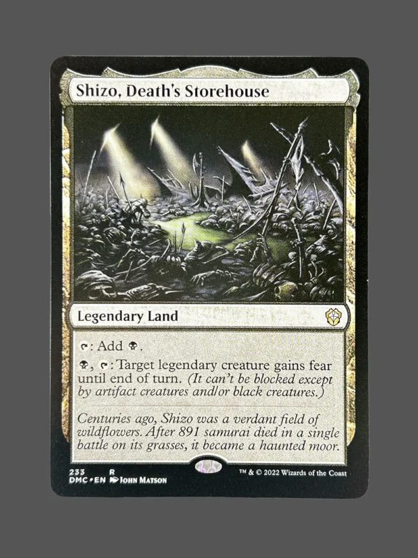 Shizo, Death's Storehouse Holo MTG Proxy | Dominaria United