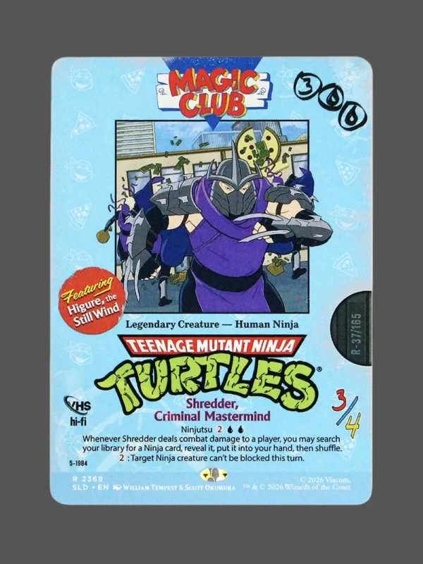 Shredder, Criminal Mastermind Holo MTG Proxy | Magic Club