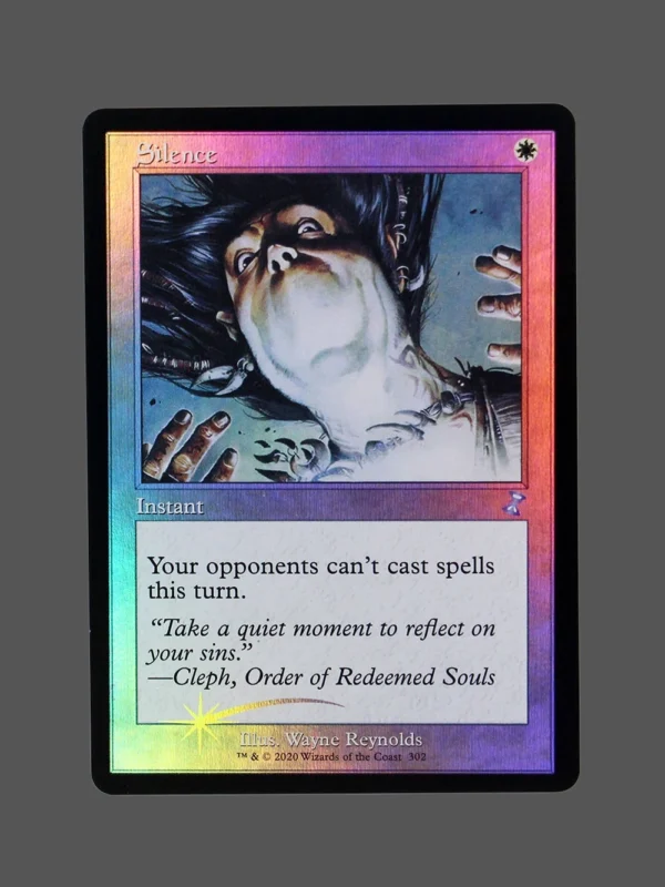 Silence Foil MTG Proxy | Core Set 2021