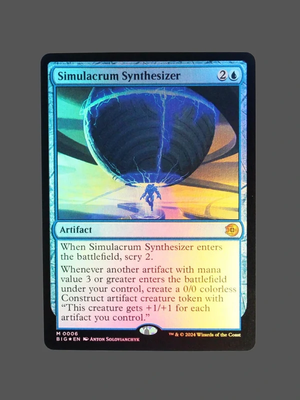 Simulacrum Synthesizer Foil MTG Proxy | Masters 25