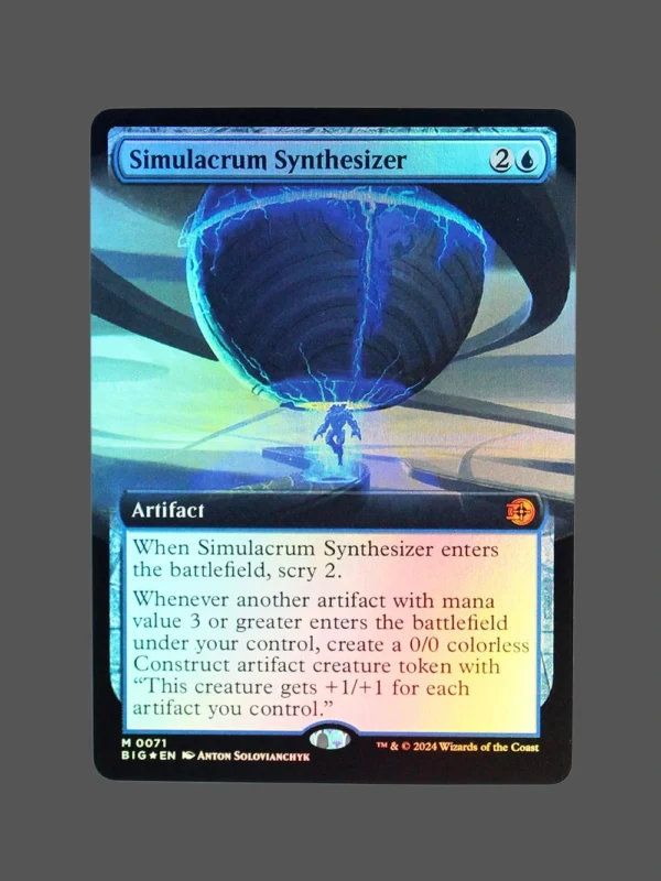 Simulacrum Synthesizer Foil MTG Proxy | Murders at Karlov Manor